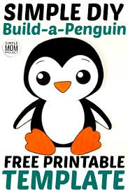 Build A Penguin Craft For Kids With Free Templates Simple Mom Project Penguin Crafts Preschool Penguin Craft Winter Crafts For Kids
