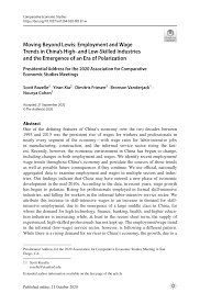 According to american economist scott rozelle and researcher natalie hell, china looks a lot more like 1980s mexico or turkey than 1980s taiwan or south korea. Pdf Moving Beyond Lewis Employment And Wage Trends In China S High And Low Skilled Industries And The Emergence Of An Era Of Polarization