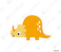 petit orange mignon dinosaure vecteur scandinave illustration pour colorier dessin stock crushpixel coloriage pixar zodiaque