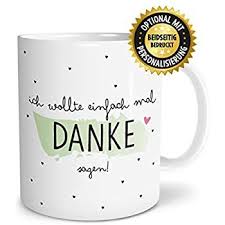 Tasse Mit Danke Spruch Geschenkideen Schone Tassen Idee
