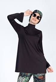 Bol Taytli Likrali Tam Tesettur Mayo Als3451 Siyah Moda Stilleri Mayolar Mankenler