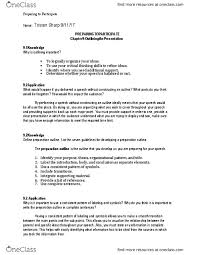 Write out the introduction and conclusion and include transitions between main points. An Outline Should Include Notations For Transition Sentences