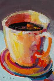 Robert Burridge Coffee Art Painting Coffee Art Coffee Cup Art