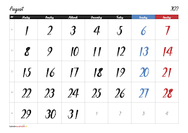Wir haben einen speziellen kalender 2012 zum ausdrucken als pdf für sie erstellt. Kalender August 2022 Zum Ausdrucken Mit Ferien 12 Pdf Vorlagen Kostenlos Kalender 2021 Zum Ausdrucken