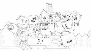 Make a coloring book with dream bfdi for one click. Battle For Dream Island Coloring Pages