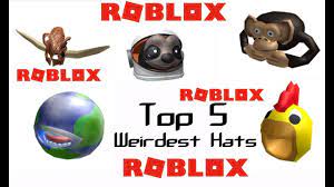Share the best gifs now >>>. Top 5 Weirdest Hats On Roblox Youtube