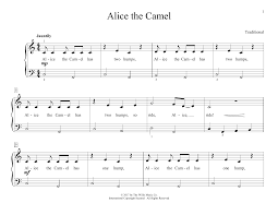 4, and is my first guitar arrangement ever! Traditional Alice The Camel Arr Christopher Hussey Sheet Music Pdf Notes Chords Traditional Score Educational Piano Download Printable Sku 411419