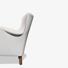 Enjoy free shipping & browse our great selection of accent furniture, wine racks, coat racks & umbrella stands and more! Petite Mid Century Danish Wing Chair In Snow Velvet Camel Leather Object Refinery