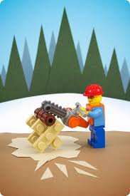 Day 22 Chainsaw Legos Lego Tractor Chainsaw