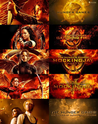🚨 ALL FIVE HUNGER GAMES MOVIES ARE NOW STREAMING ON PEACOCK! The Hunger  Games, Catching Fire, Mockingjay Part 1, Mockingjay Part 2, plus The Ballad  of Songbirds & Snakes are now available