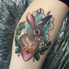  12 Ide Rabbit Tattoo Kelinci Tattoo Tato Kelinci Ide Tato
