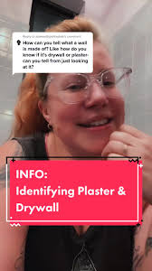 Reply to @abeewithpolkadots it’s usually fairly simple to identify. #diy  #plaster #drywall #homerenovation #womenintrades