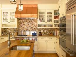 open shelves under an upper cabinet