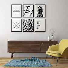 Bedroom Black And White Wall Art Ideas A Set Of 6 Downloadable Prints Printable Wall Art Black And Etsy Wall Printables Room Wall Art White Wall Hanging