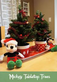 Diy Mickey Mouse Minnie Mouse Table Top Christmas Tree Diy Homedecor Decor Decorat Disney Christmas Tree Disney Christmas Diy Mickey Mouse Christmas Tree