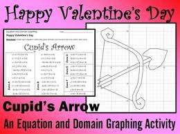 Graph A Set Of Linear Equations And Their Restrictions Of Domain Or Range To Create A Beautiful Picture Of Cupid Graphing Activities Graphing Linear Equations