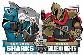 Sharks storm past knights in game 1. 2018 Nhl Stanleycup Western Semifinal San Jose Sharks V Las Vegas Golden Knights Golden Knights Hockey Hockey Logos Vegas Golden Knights