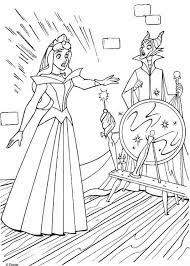 Voici Un Beau Coloriage Sur L Histoire De La Belle Au Bois Dormant Ici Aurore Qui Sleeping Beauty Coloring Pages Disney Coloring Pages Princess Coloring Pages