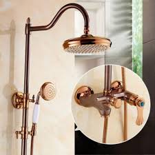 Juno Vintage Shower Head Rainfall Antique Shower Head With Hand Held Shower Faucet In 2020 Shower Faucet Shower Heads Plumbing Emergency