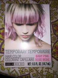 Pink hair can be fun until it's time for a change. Hair Color Temporary Pink 1 Kit Comb In Wash Out Pink Expires 2022 Do It Ebay