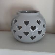 Find scented and unscented tealights and votive candles in various sizes and scents for just $1 per pack at dollar tree. Grey Heart Cut Out Tealight Holders 2 Pack George At Asda