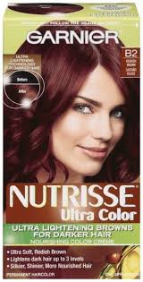 So natural in fact, that you will feel like it's the colour you were born with. Garnier Nutrisse Ultra Color B2 Reddish Brown Roasted Coffee For Darker Hair Nib Boxed Hair Color Hair Color Redish Brown Hair