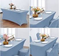 Amazon.com: CWK - Funda de mesa de elastano elástica para ...