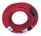 98-ft 5-in 14/3 Outdoor Extension Cord with Grounded Outlet and Locking Connector,  Red NOMA