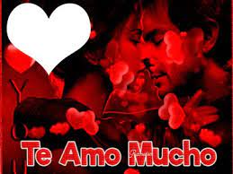 Te amo mucho es una expresión que se suele escuchar habitualmente en una relación de pareja. Fotomontage Te Amo Mi Amor Pixiz