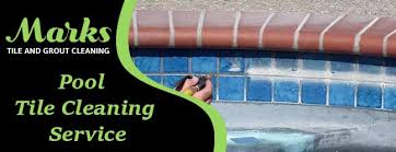 Cleaning the pool tiles with vinegar. What Are Best Home Remedies To Clean Pool Tiles