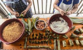 The dragon boat festival, known in chinese as duān wǔ jié (端午節), is here once again. Food Prepared For Upcoming Dragon Boat Festival In China S Zhejiang 4 Chinadaily Com Cn
