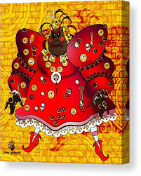Evillene from The Wiz Canvas Print
