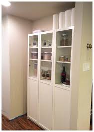 Ikea portable kitchen cabinets that purchasable at lowes and home depot are looking amazing at high ranked values and. Easy Diy Freestanding Pantry With Doors From A Billy Bookcase