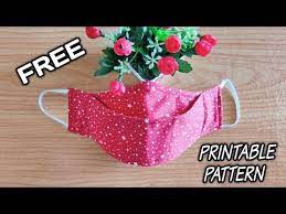 Maybe you would like to learn more about one of these? 54 How To Sew 3d Face Mask Free Printable Pattern Youtube Free Printable Sewing Patterns Printable Sewing Patterns Easy Face Mask Diy