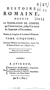 Vérifiez que l'épaisseur de l'enveloppe ne dépasse pas 3 cm. Histoire Romaine Depuis La Fondation De Rome Jusqu A La Translation De L Empire Par Constantin Europeana