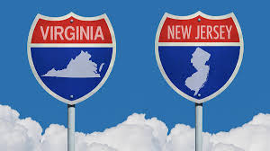 The total straight line flight distance from new jersey to virginia is 265miles. Virginia And New Jersey Live Election Results Theblaze