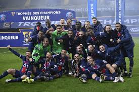 Pour la première fois de son histoire, le match opposant le champion de france de ligue 1 uber eats au vainqueur de la coupe de france se déroulera en israël, le dimanche 1er août 2021 à 20h (21h, heure locale), au bloomfield. Trophee Des Champions 10e Trophee Pour Le Psg Le 8e De Rang Les Titis Du Psg