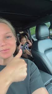 A happy car in front of us 😁