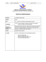 Check 'kertas kerja' translations into english. Sambungan In English