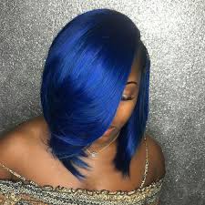 Dark blue hair is a hair color that combines a deep blue hue to naturally dark hair. Hair Color For Darkskinned Women Hair Color Blue Temporary Hair Color Hair Styles
