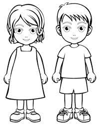 Boy Girl Coloring Page Boys And Girls Wear Colouring Pages Boys Regarding Boy And Girl Co Coloring Pages For Boys People Coloring Pages Creation Coloring Pages