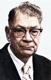 1940s Bassett furniture Main Office Staff Front L-R: Unknown, Mamie  Hollandsworth, JEB Sr, Bess Tudor Second L-R: S. M. Philpott, Unknown,  Maurice Hickman, Georgia Witt Third L-R: Jeter Grogan, A. W. Clark,