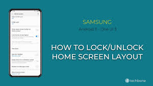 Open the phone's settings from the app drawer or by hitting the gear icon in the notification shade. How To Lock Or Unlock Home Screen Layout Samsung Manual Techbone