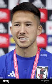 Doha, Qatar. 03rd Dec, 2022. Daniel Schmidt of Japan speaks to the media  after Japan training session at Al Sadd SC training center in Doha, Qatar 