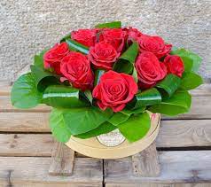 Check spelling or type a new query. Hat Box With 12 Red Roses