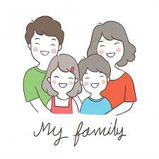 Draw Character Happy Family Download Thousands Of Free Vectors On Freepik The Finder With More Than 3 Millions F Family Drawing Family Cartoon Doodle Cartoon
