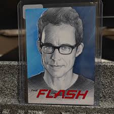 Cisco Rivera Original Sketch Card Doctor Wells The Flash