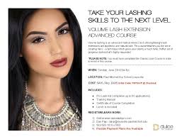 L A S H E S We are hosting our next lash extensions course with Dulce Lash  Artistry