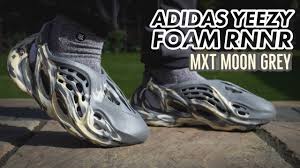 This muted, golden color is seen all over the sneaker's construction. Adidas Yeezy Foam Runner Mxt Moon Gray Review Sizing Guide Youtube