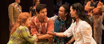 In an abnormal or malfunctioning condition, as in her political campaign has been off the rails for months. Off The Rails 2017 Oregon Shakespeare Festival